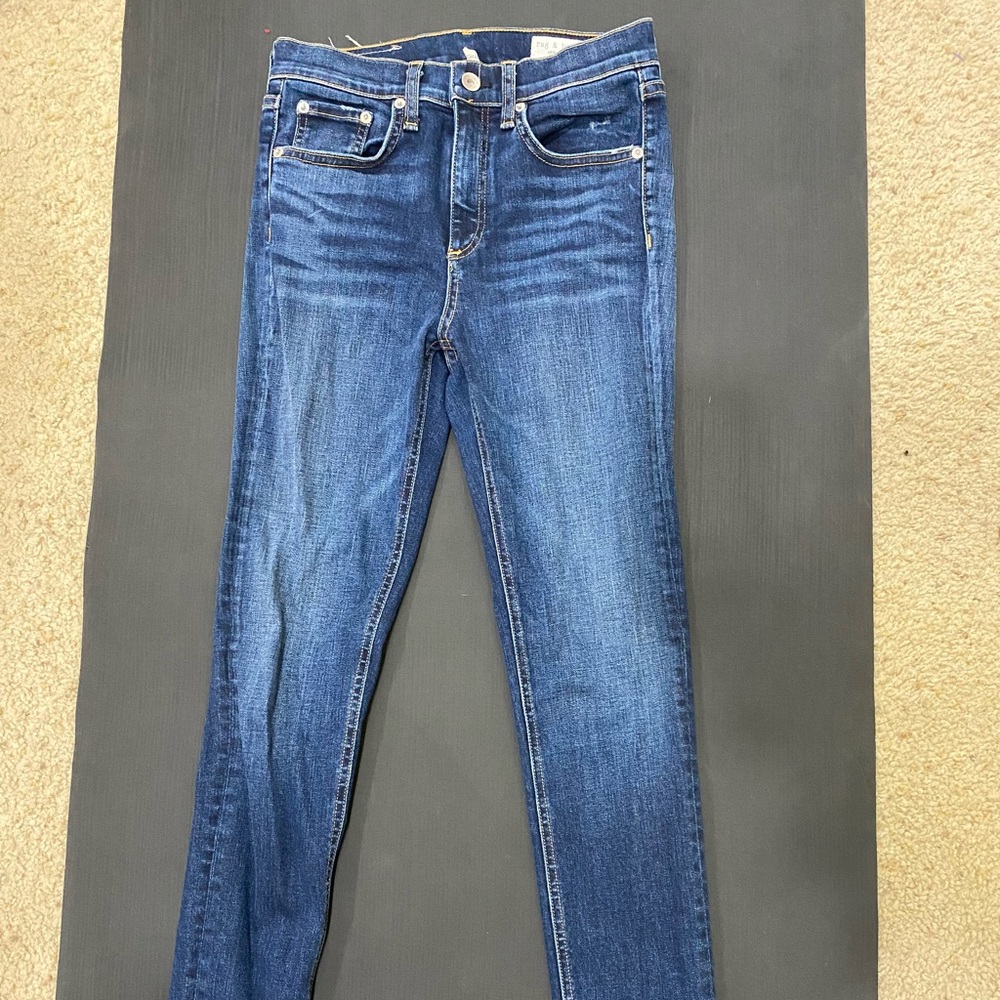 Rag & Bone High Rise Skinny Jeans